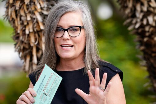 Arizona Democrat Katie Hobbs maintains small lead in gubernatorial race, contest still too close to call
