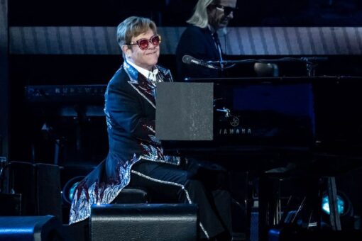 Prince Harry, Meghan Markle thank Elton John during his farewell concert at Dodger Stadium