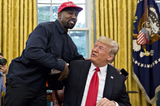 Ye swipes Donald Trump in first 2024 presidential campaign video