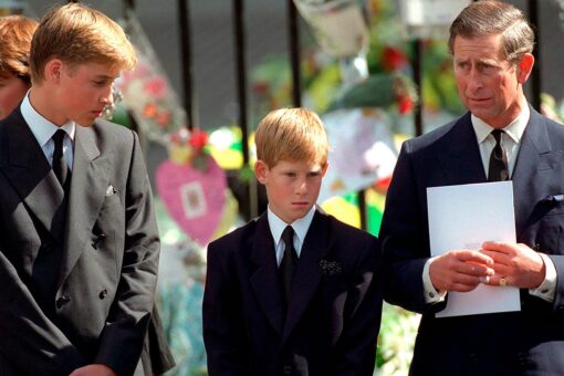 King Charles ‘deeply regrets’ making Prince William and Prince Harry walk behind their mother’s coffin: author