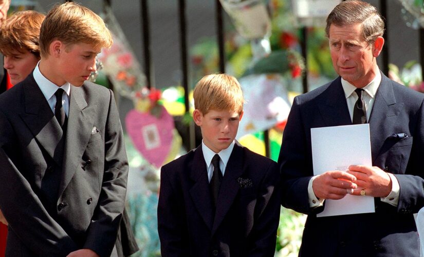 King Charles ‘deeply regrets’ making Prince William and Prince Harry walk behind their mother’s coffin: author