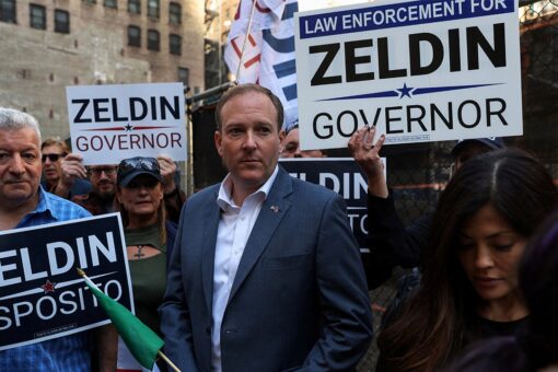 New York GOP gov. candidate Lee Zeldin says arrest made in shooting outside his Long Island home