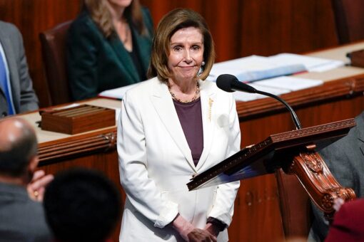 Pelosi ignores Trump in leadership farewell speech, mentioning Bush, Obama, Biden