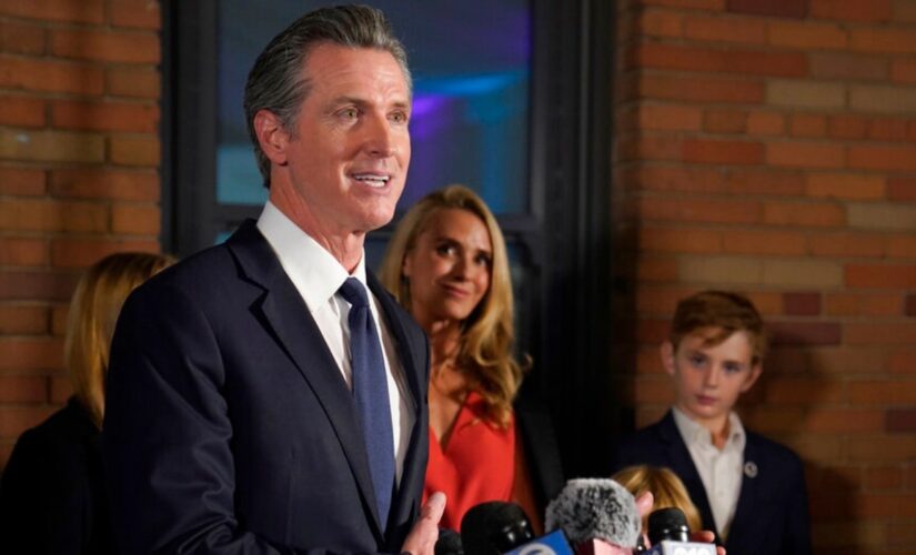 Newsom swipes at Republican leaders over migrant trips in victory speech