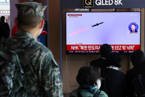 North Korea unleashes biggest 1-day missile barrage; South Korea responds with missile launches