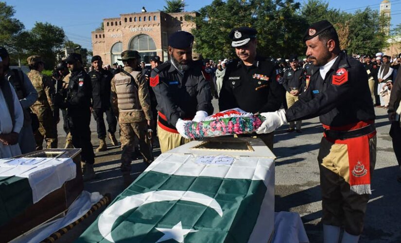 In Pakistan, a string of ambushes by militants leave 6 police, 2 troops dead