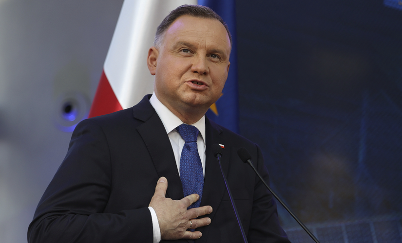 Poland’s president duped by Russian prankster pretending to be Macron