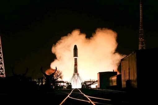 Russia launches rocket with military satellite, UN looks to block space arms race
