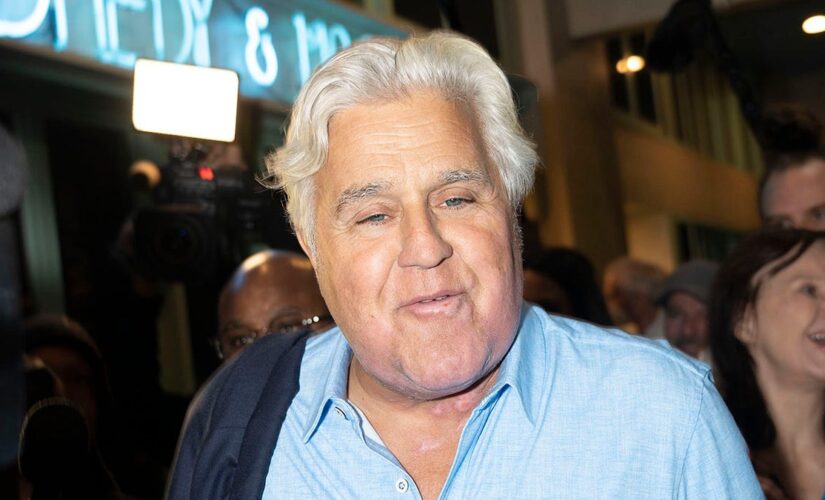 Jay Leno returns to comedy club after burn accident, new photos show