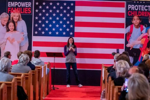 Michigan Republican official says protester bit her at rally for gubernatorial candidate Tudor Dixon