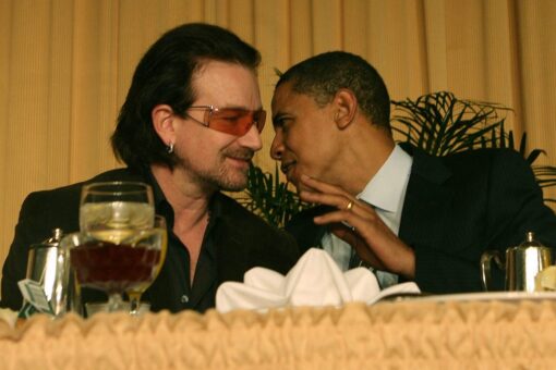 Bono says he took a nap in the Lincoln Bedroom after having drinks with Obama