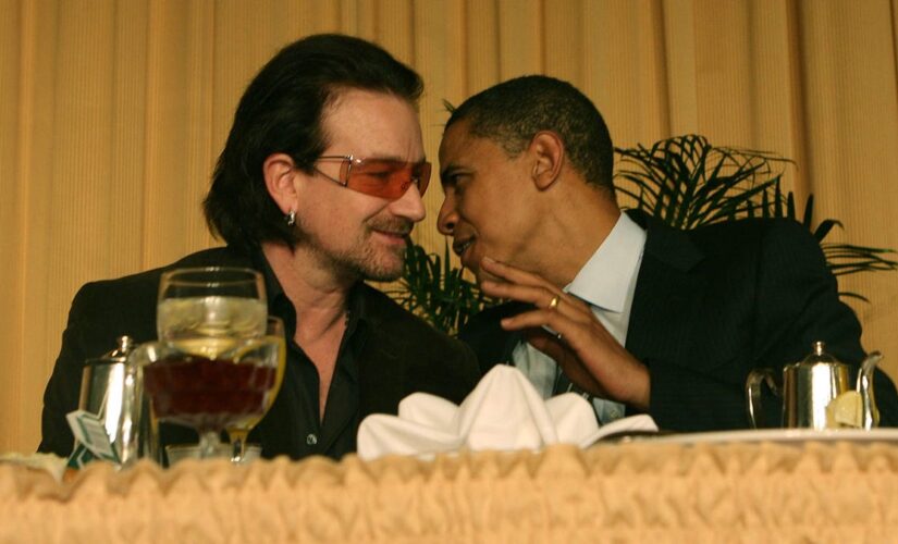 Bono says he took a nap in the Lincoln Bedroom after having drinks with Obama