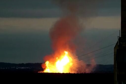 Russian gas pipeline explodes near St. Petersburg, video shows
