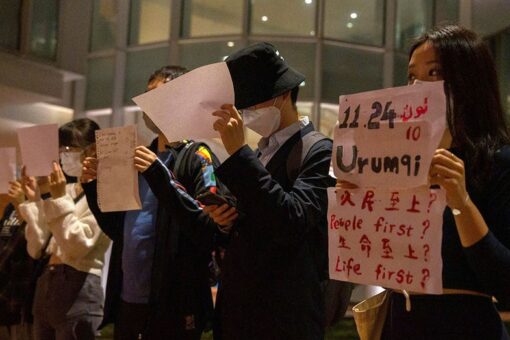 University students in China sent home amid growing protests