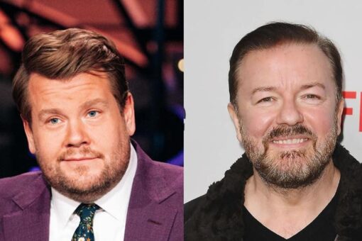 James Corden says he ‘inadvertently’ told a 2018 Ricky Gervais joke after accusations of stealing
