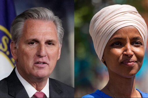 Kevin McCarthy says he will remove Ilhan Omar from committee assignment over ‘antisemitism’ when speaker