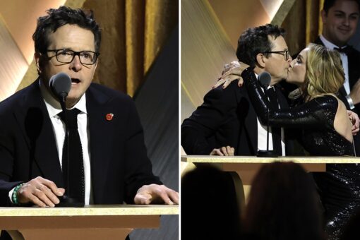 Michael J. Fox accepts honorary Oscar award for Parkinson’s Disease advocacy and research