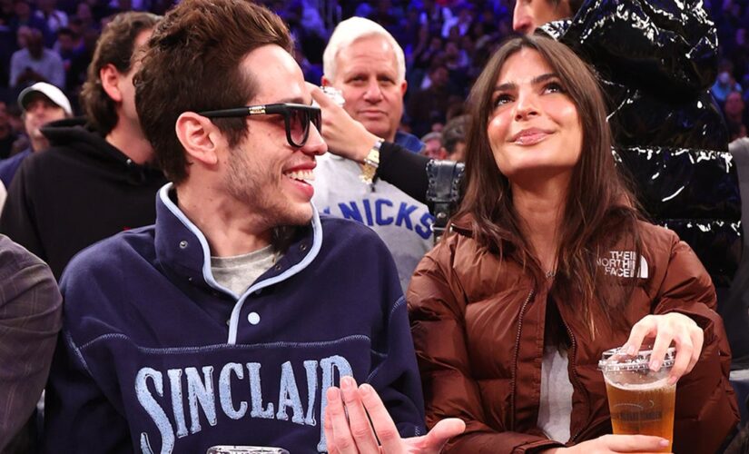 Pete Davidson and Emily Ratajkowski go public with courtside date night at New York Knicks game