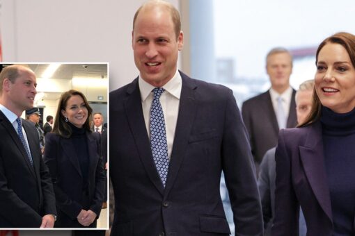Prince William, Kate Middleton arrive in Boston for their first trip abroad since Queen Elizabeth II’s death