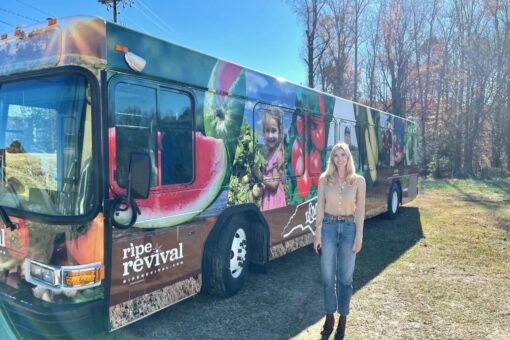 Ivanka Trump spent Giving Tuesday in North Carolina distributing food to rural families