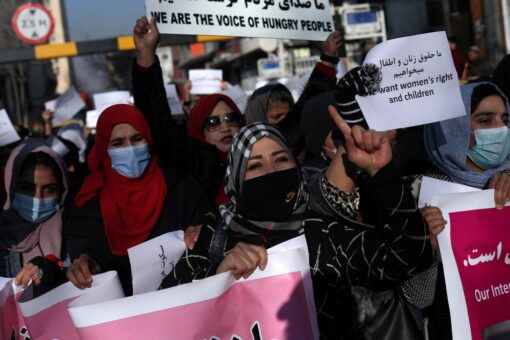 Afghan women show solidarity with Iranian protesters, face harsh Taliban crackdown