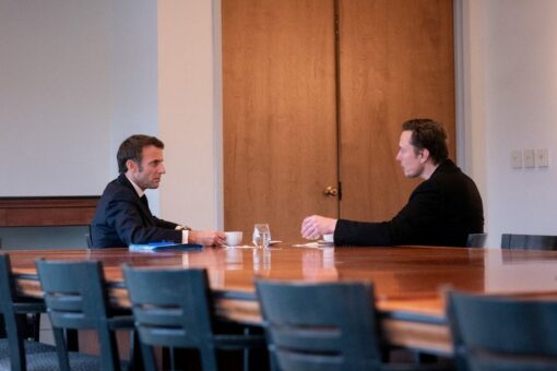 French President Macron meets with Elon Musk to address social media regulations