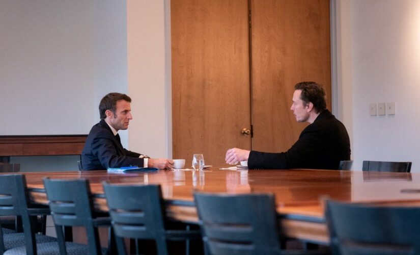 French President Macron meets with Elon Musk to address social media regulations