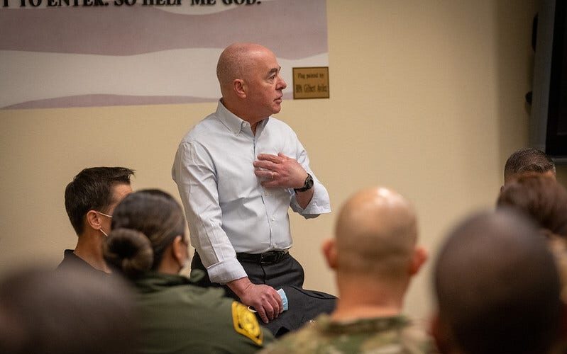 DHS Secretary Alejandro Mayorkas travels to southern border as Republicans call for his impeachment