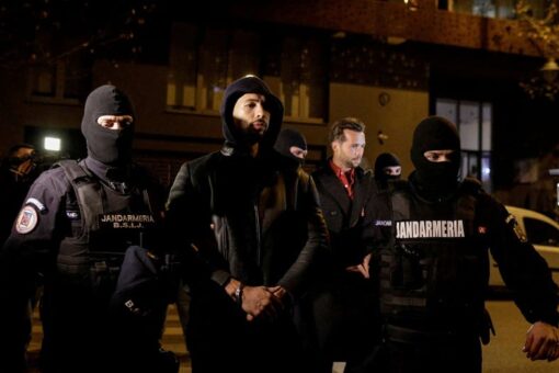 Andrew Tate detained in Romania on suspicion of human trafficking: reports