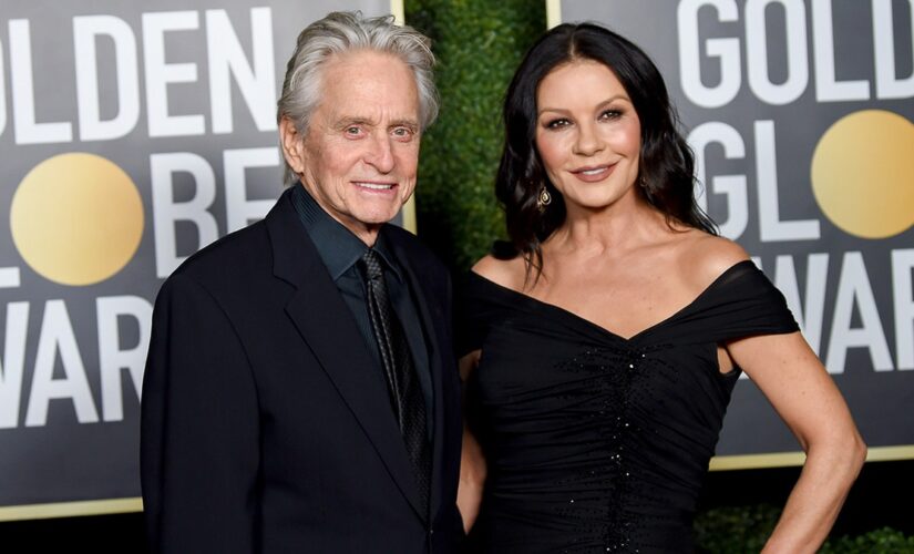 Catherine Zeta-Jones feared she gave husband Michael Douglas ‘a heart attack’ after surprising him