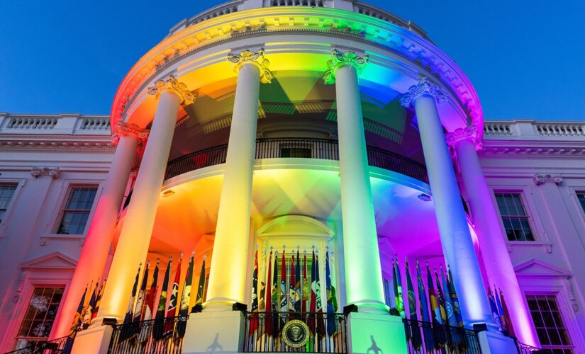 White House glows rainbow colors after Biden signs Respect For Marriage Act