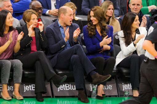 Prince William, Kate Middleton watch courtside as Boston Celtics take on Miami Heat during their US trip