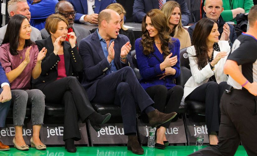 Prince William, Kate Middleton watch courtside as Boston Celtics take on Miami Heat during their US trip