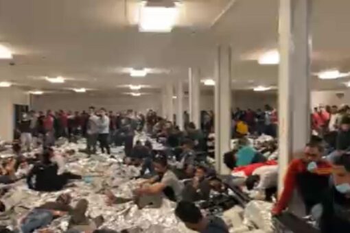 Texas Border Patrol facility overwhelmed with illegal immigrants as Title 42 expiration looms