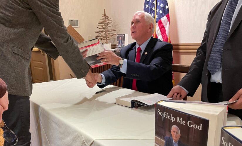 Former VP Pence says positive response to autobiography ‘great source of encouragement’ as he mulls 2024 bid