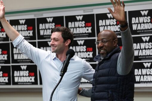 ‘SEC CHAMPION’: Warnock rallies at Walker’s alma mater, touts record on abortion