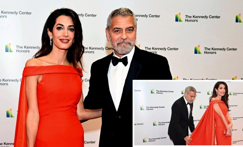 George Clooney helps wife Amal steal the show at Kennedy Center where he’s honored