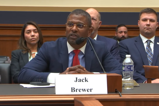 Jack Brewer tells Congress gun crimes won’t end until ‘paddle and prayer’ are brought back to public schools
