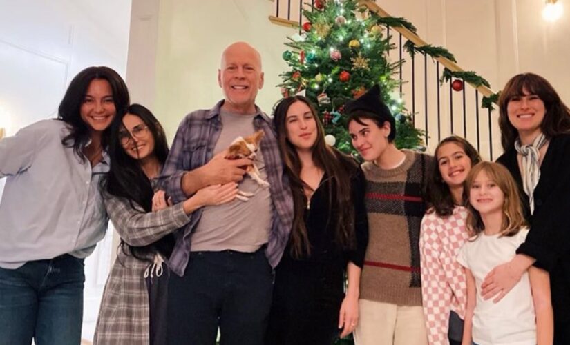 Demi Moore shares rare family photo with Bruce Willis ahead of holidays: ‘Getting into the holiday spirit!’