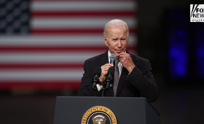 Biden directed offstage by child after Toys for Tots remarks