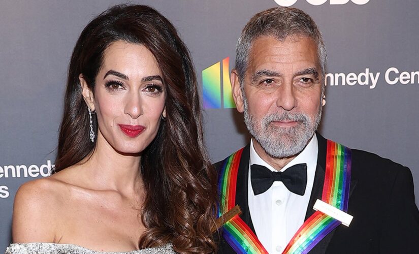 George Clooney says twins ‘don’t really care’ he’s a star at Kennedy Center Honors with wife Amal Clooney