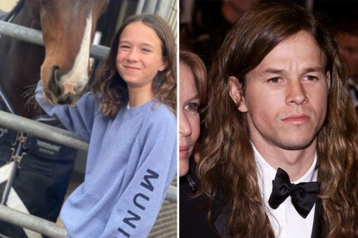 Mark Wahlberg says he looks just like his daughter, Grace, in throwback picture with long hair