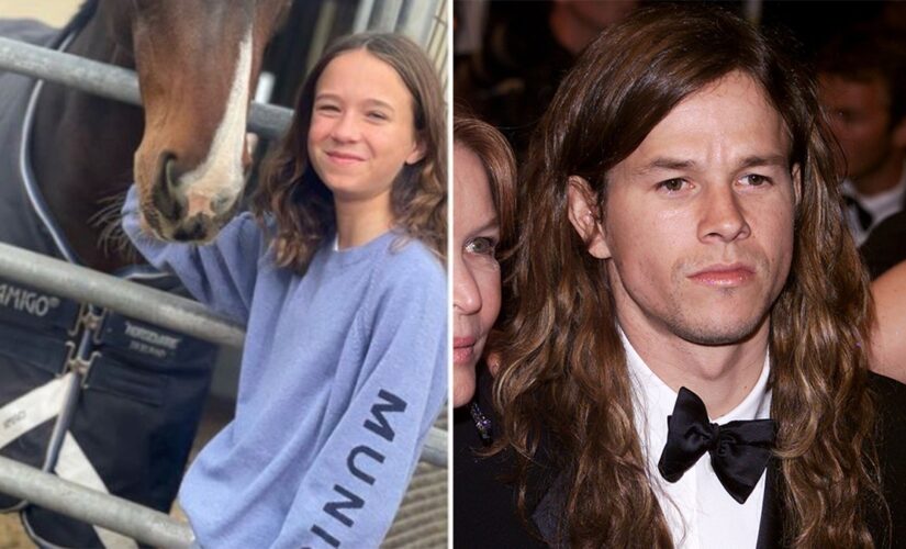 Mark Wahlberg says he looks just like his daughter, Grace, in throwback picture with long hair