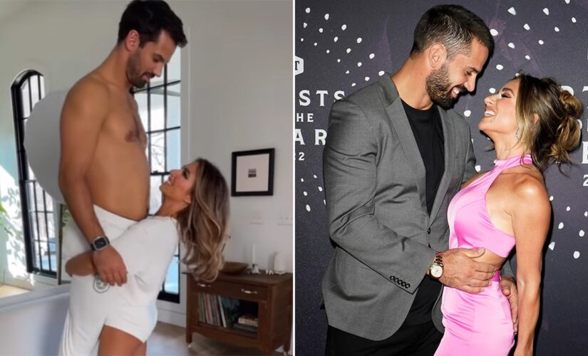 Jessie James Decker lifts up former NFL star husband Eric Decker in PDA-filled video: ‘I like big boys’