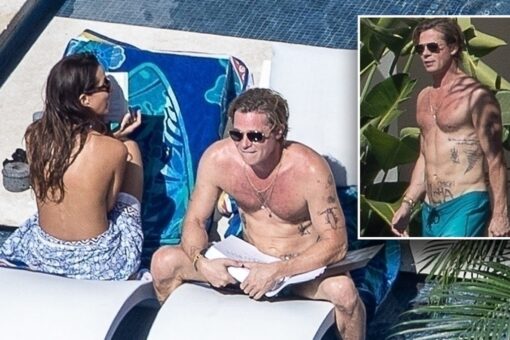 Brad Pitt sunbathes with topless girlfriend Ines de Ramon in Mexico amid ‘semi-retirement’ plans