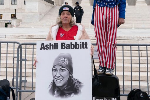 Ashli Babbitt’s mother arrested by Capitol Police during Jan. 6 protest