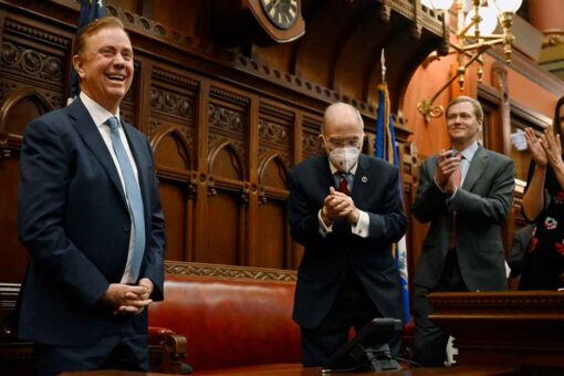 Connecticut Gov. Ned Lamont sworn in for another 4 years, calls for middle class tax cuts
