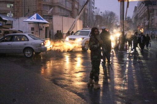 Suicide blast and gun fire rock Taliban Ministry of Foreign Affairs in Kabul