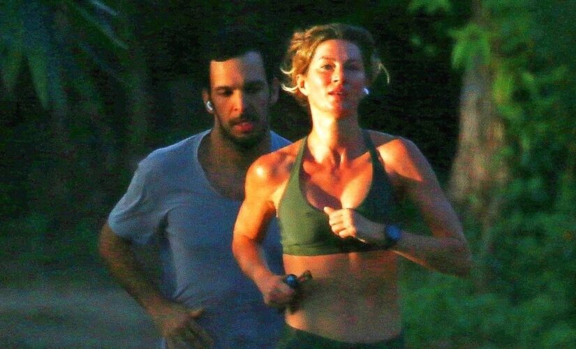 Tom Brady’s ex-wife Gisele B?ndchen jogs with trainer while football quarterback’s NFL season ends