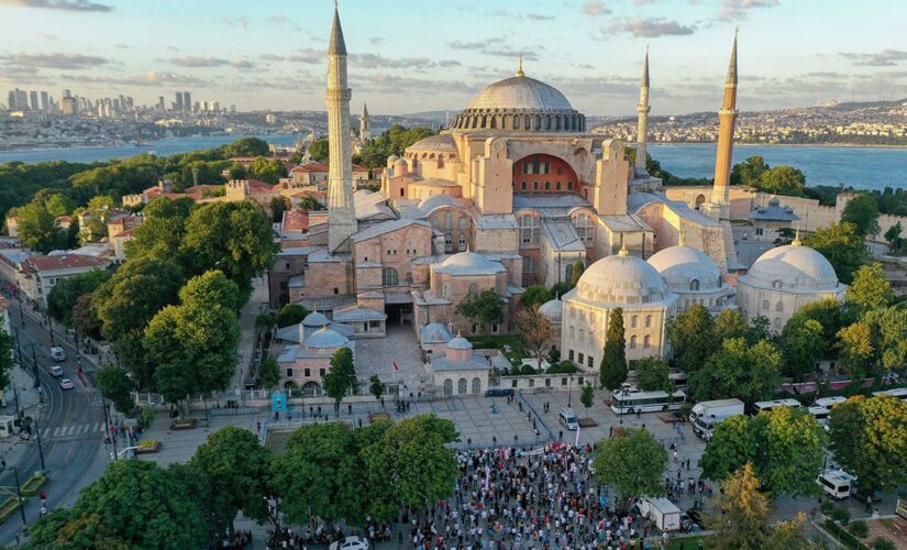 The Hagia Sophia: A landmark that was converted from a church to a mosque, to a museum, and then mosque again